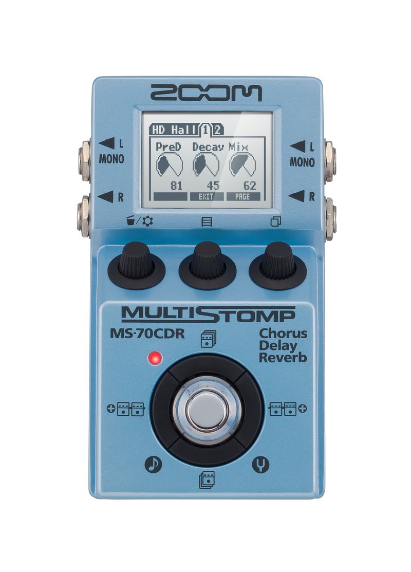 Zoom MS-70CDR MultiStomp Chorus/Delay/Reverb Pedal