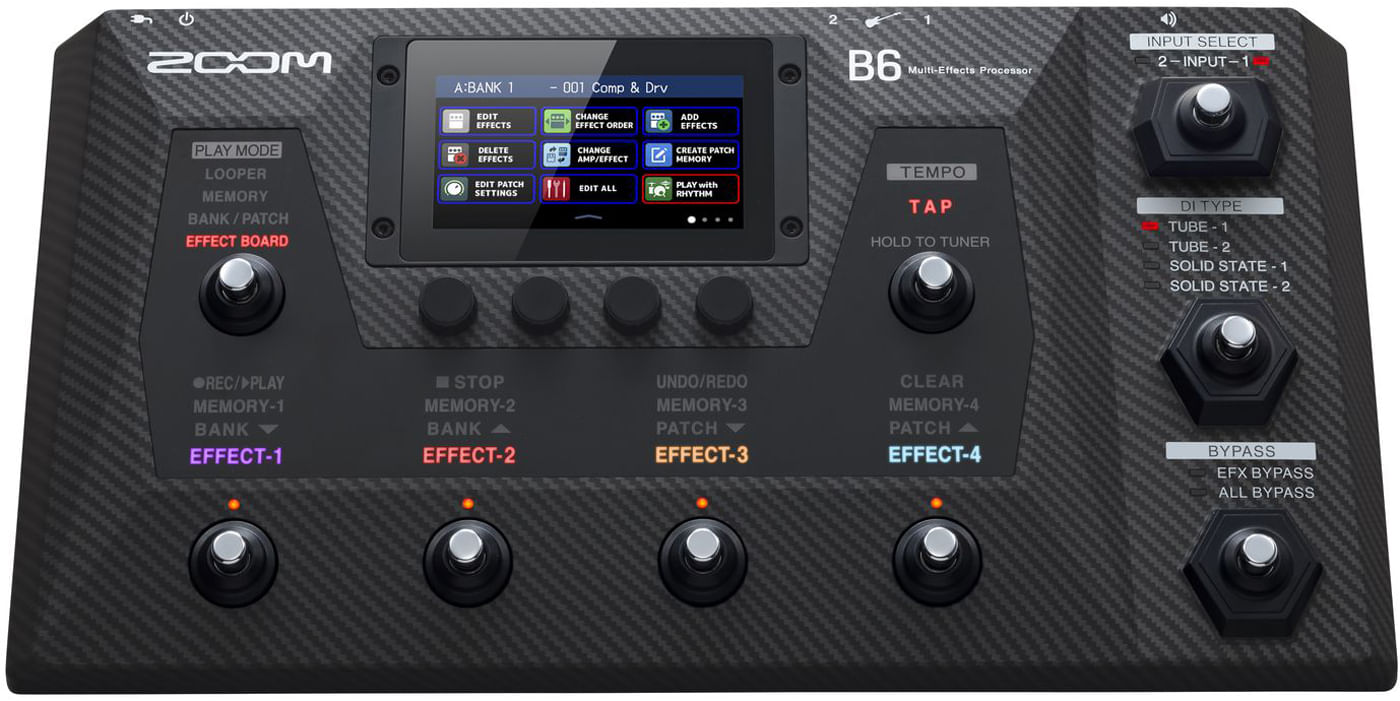 Zoom B6 Bass Multi-Effects Processor - Cosmo Music | Canada's #1 Music  Store - Shop, Rent, Repair