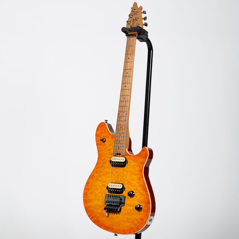 EVH Wolfgang Special QM Electric Guitar - Baked Maple, Solar