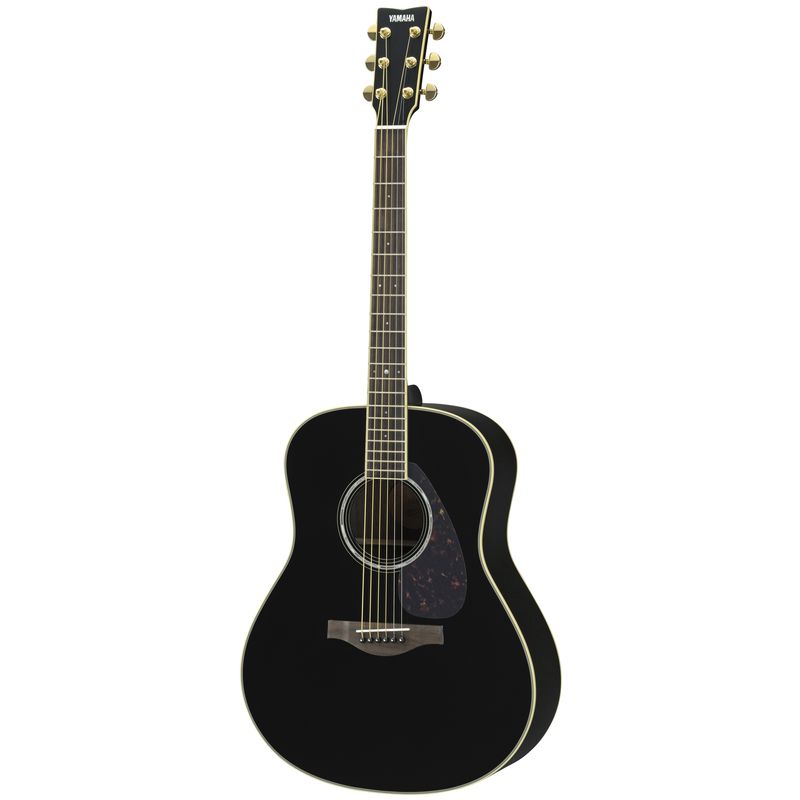 Yamaha LL6 ARE Original Jumbo Acoustic-Electric Guitar - Black 