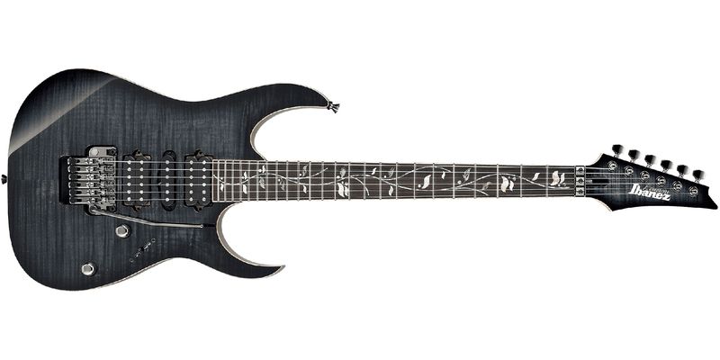 Ibanez RG8570Z J Custom Electric Guitar - Black Rutile - Cosmo Music