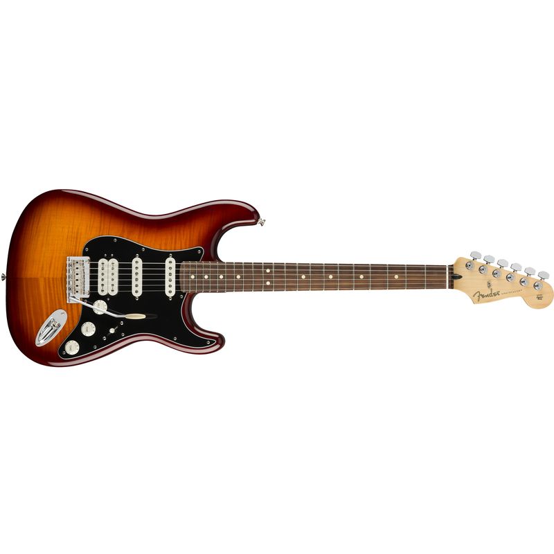 Fender Player Stratocaster HSS Plus Top - Pau Ferro, Tobacco