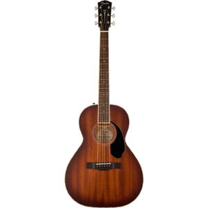 Fender PS-220E Parlor Acoustic-Electric Guitar - Ovangkol, Aged Cognac Burst