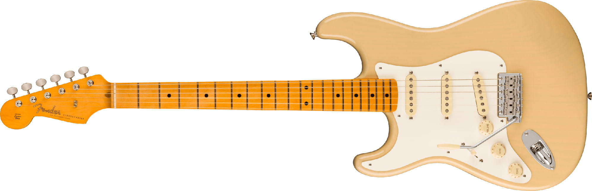 Fender American Vintage II 1957 Stratocaster - Maple, Vintage Blonde, Left