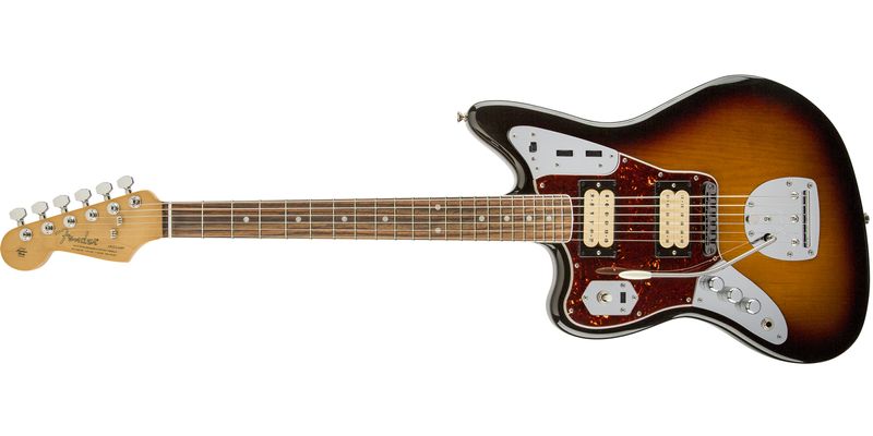 Fender Kurt Cobain Jaguar - Rosewood, 3-Color Sunburst, Left