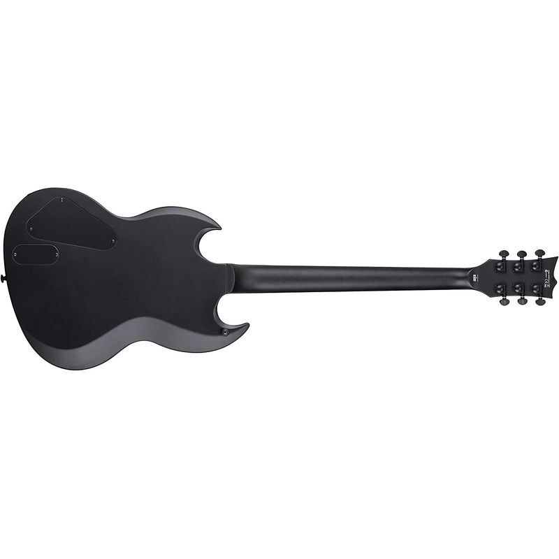 ESP LTD Viper-400 Baritone Electric Guitar - Black Satin - Cosmo Music