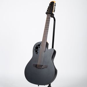 Ovation 2058TX-5 Elite TX 12-String Acoustic - Black