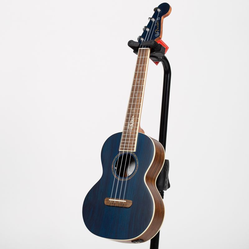 Fender Dhani Harrison Acoustic-Electric Ukulele - Walnut, Sapphire Blue