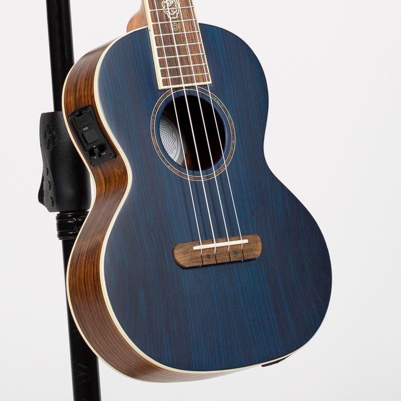 Fender Dhani Harrison Acoustic-Electric Ukulele - Walnut, Sapphire Blue