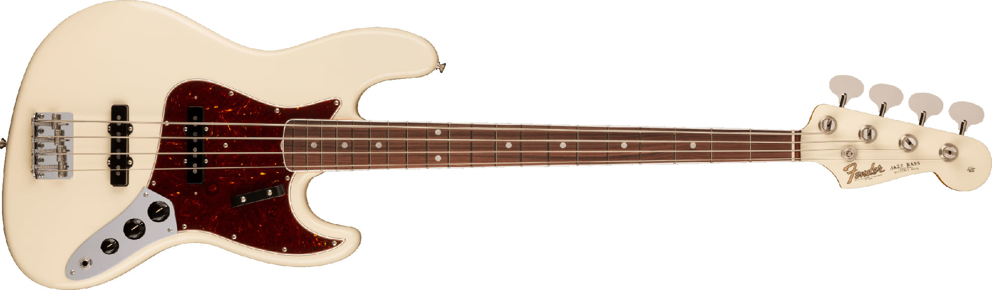 Fender American Vintage II 1966 Jazz Bass - Rosewood, Olympic White