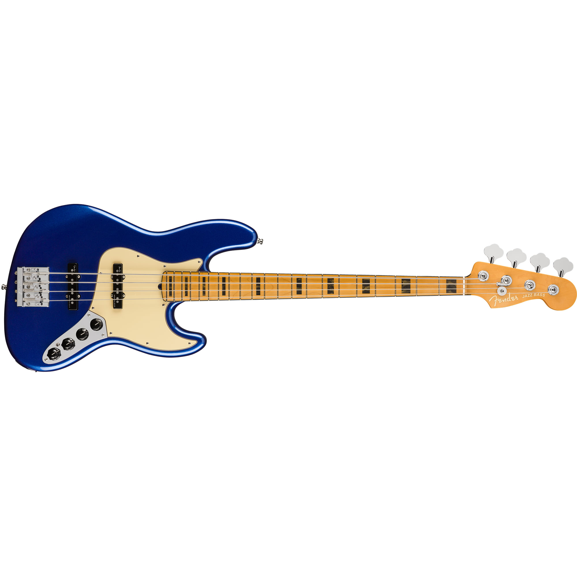 Fender American Ultra Jazz Bass - Maple, Cobra Blue - Cosmo Music