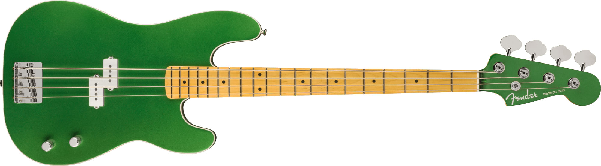 Fender Aerodyne Special Precision Bass - Maple, Speed Green Metallic