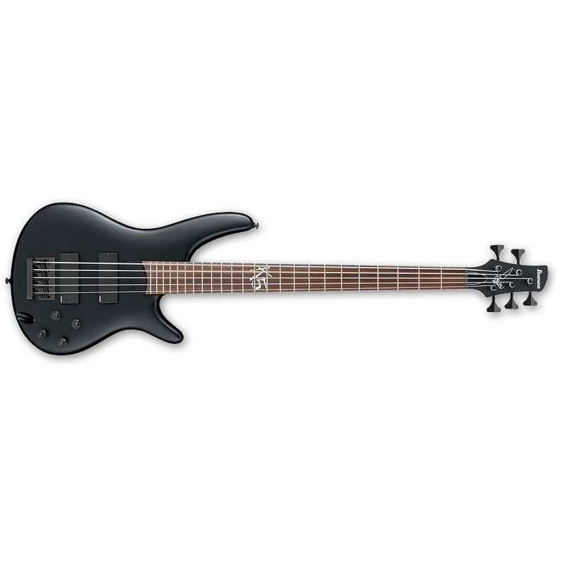 Ibanez K5 Bass Guitar - Black Flat - Cosmo Music
