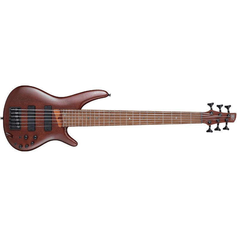 Ibanez SR506E SR Standard 6-String Bass Guitar - Brown Mahogany