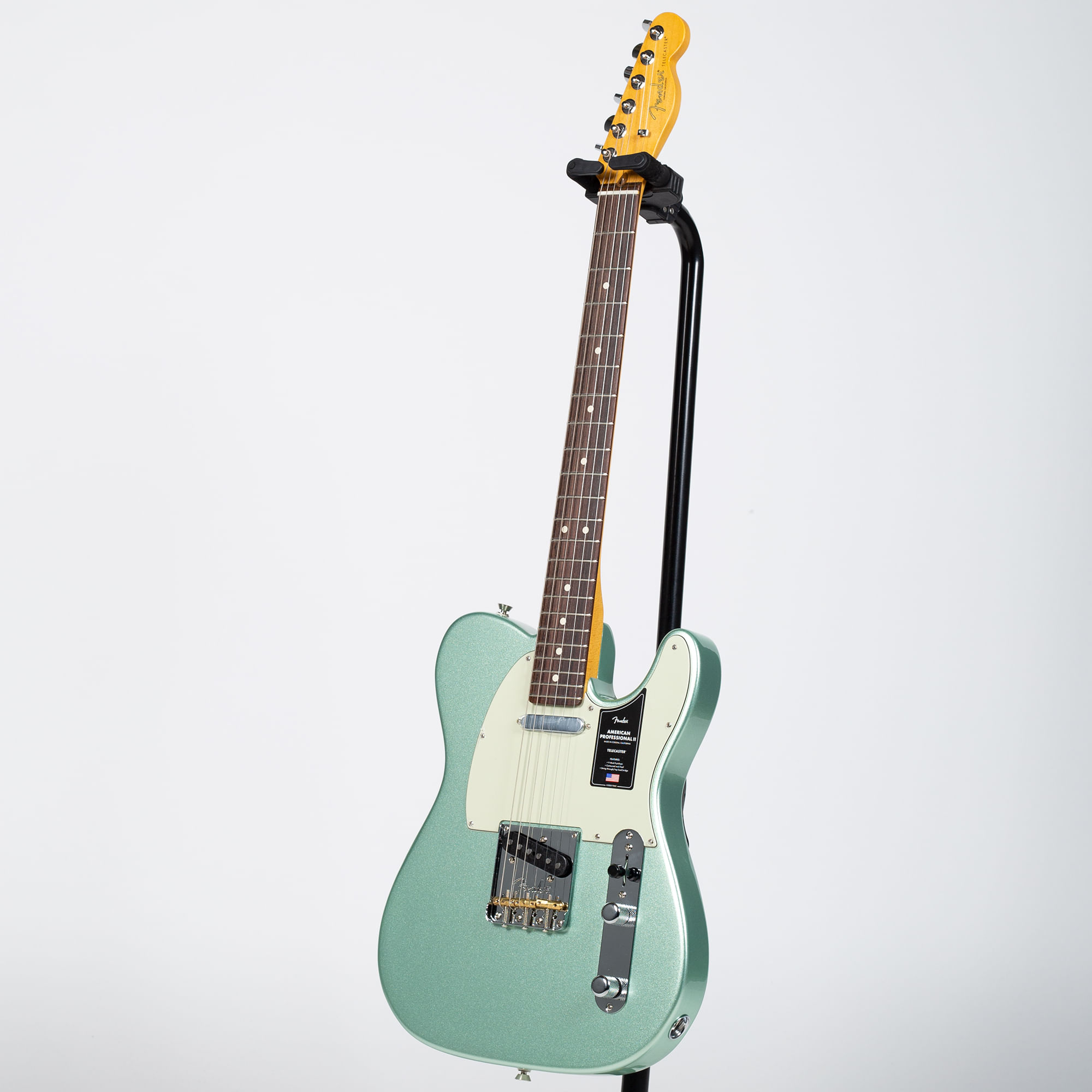 Fender American Professional II Telecaster - Rosewood, Mystic Surf Green