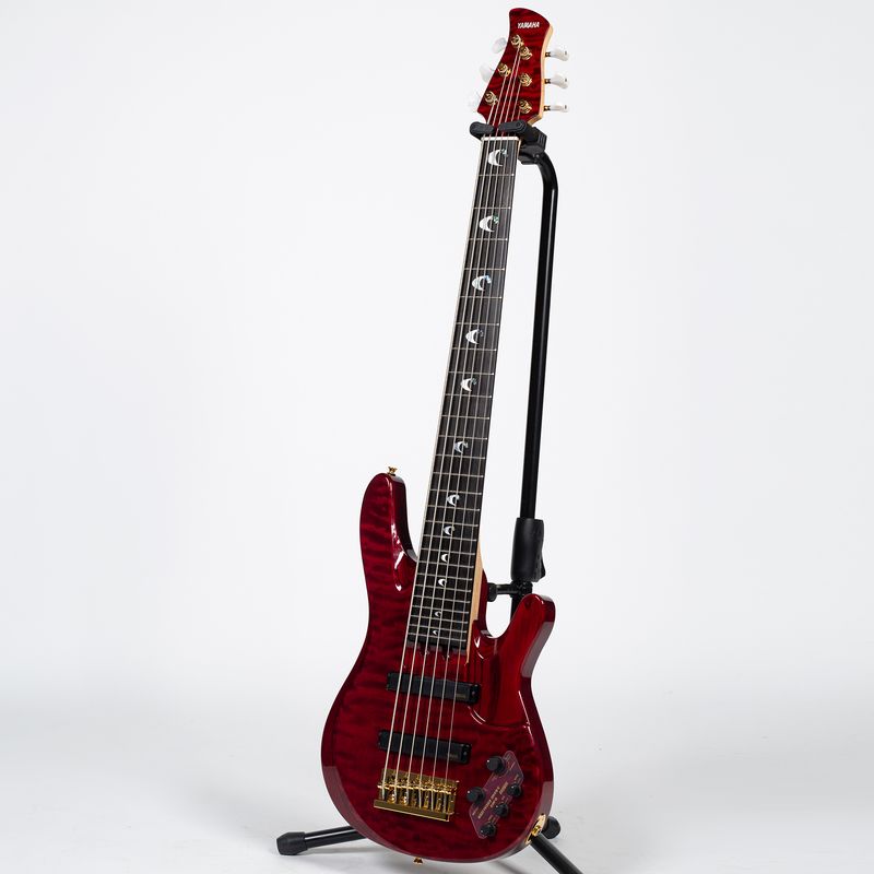 Yamaha TRBJP2 Bolt-on Bass Guitar - John Patitucci Signature - Translucent  Dark Red