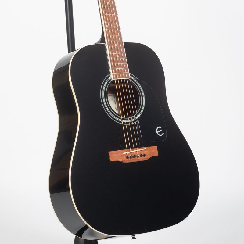 Epiphone DR-100 Dreadnought Acoustic Guitar - Ebony - Cosmo Music