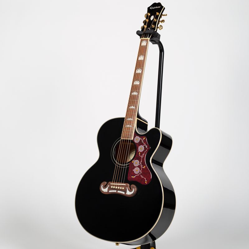 Epiphone EJ-200 Artist Acoustic Guitar - Ebony - Cosmo Music