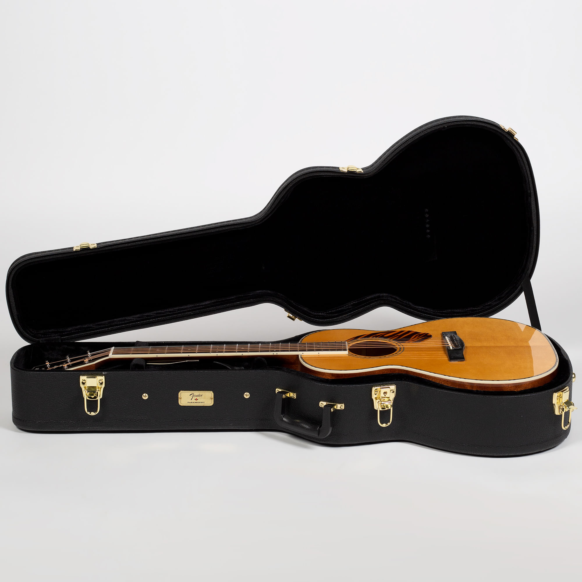 Fender PS220E Parlor AcousticElectric Guitar Ovangkol, Natural