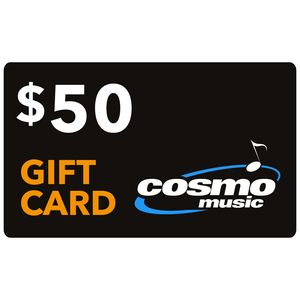 Cosmo Music Store Gift Card: $50 (not redeemable on website, in store only)