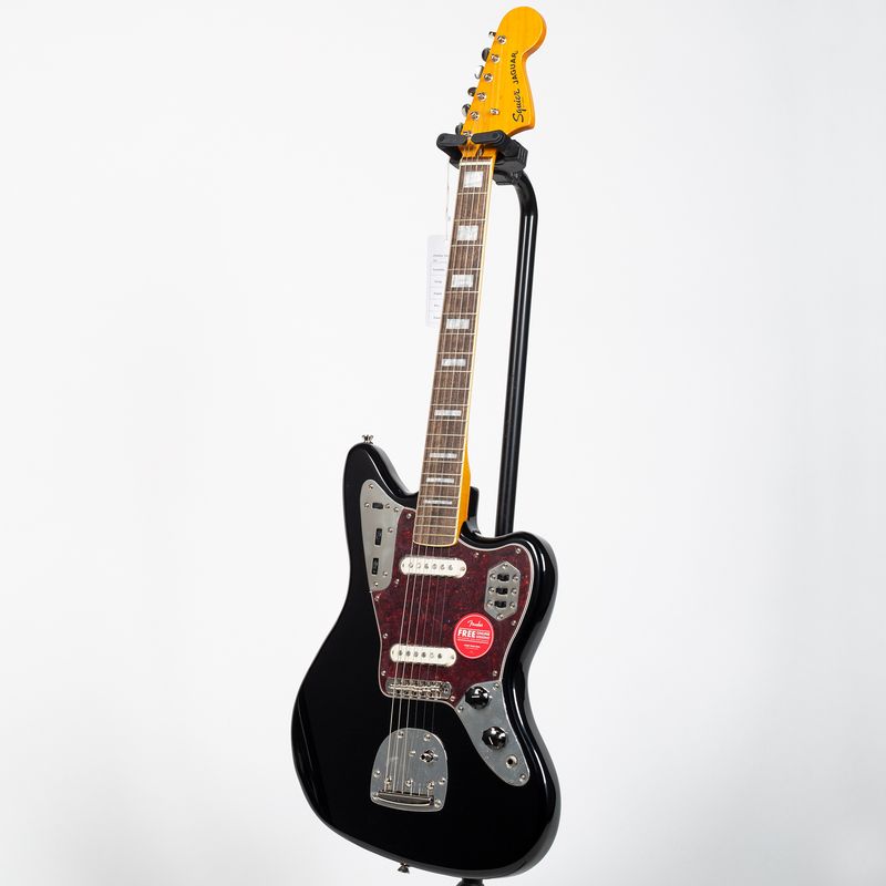 Squier Classic Vibe 70s Jaguar - Laurel, Black - Cosmo Music