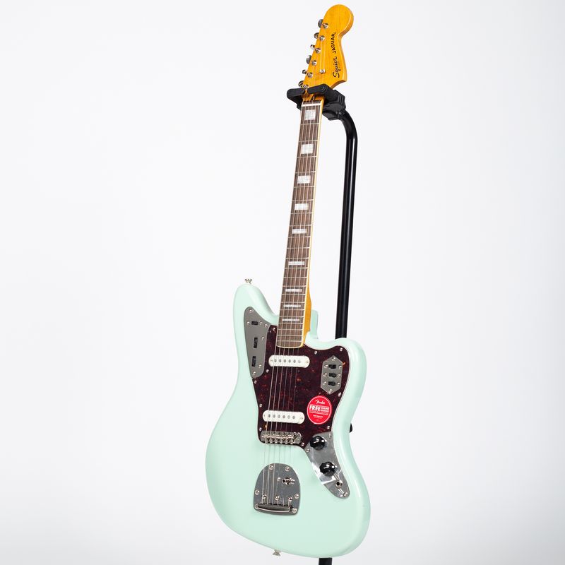 Squier Classic Vibe 70s Jaguar - Laurel, Surf Green - Cosmo Music