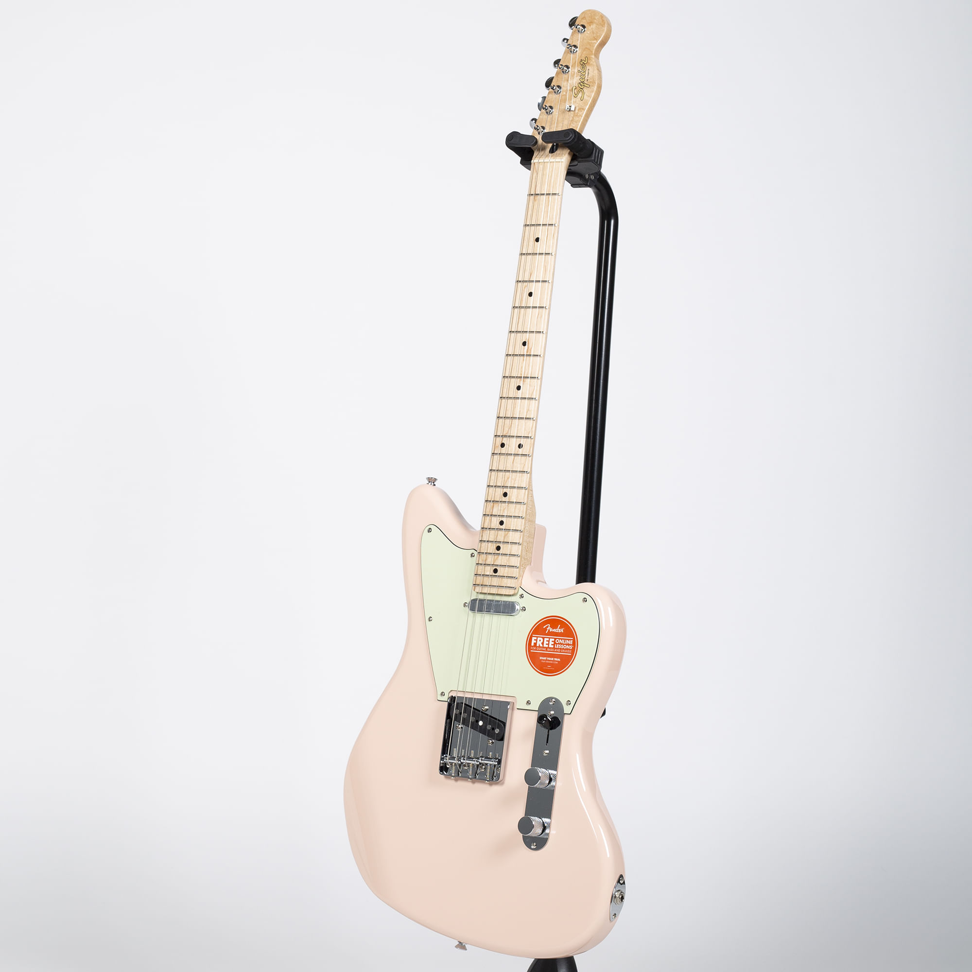 Squier Paranormal Offset Telecaster - Maple, Mint, Shell Pink