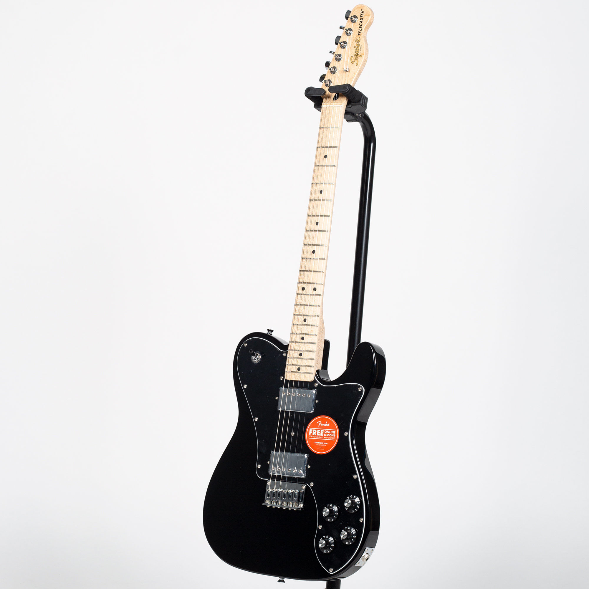 Squier Affinity Series Telecaster Deluxe - Maple, Black - Cosmo Music