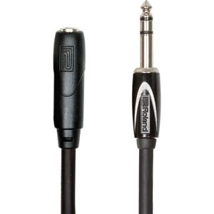 Roland Headphones Extension Cable - 1/4" TRSF to 1/4" TRSM, 25'