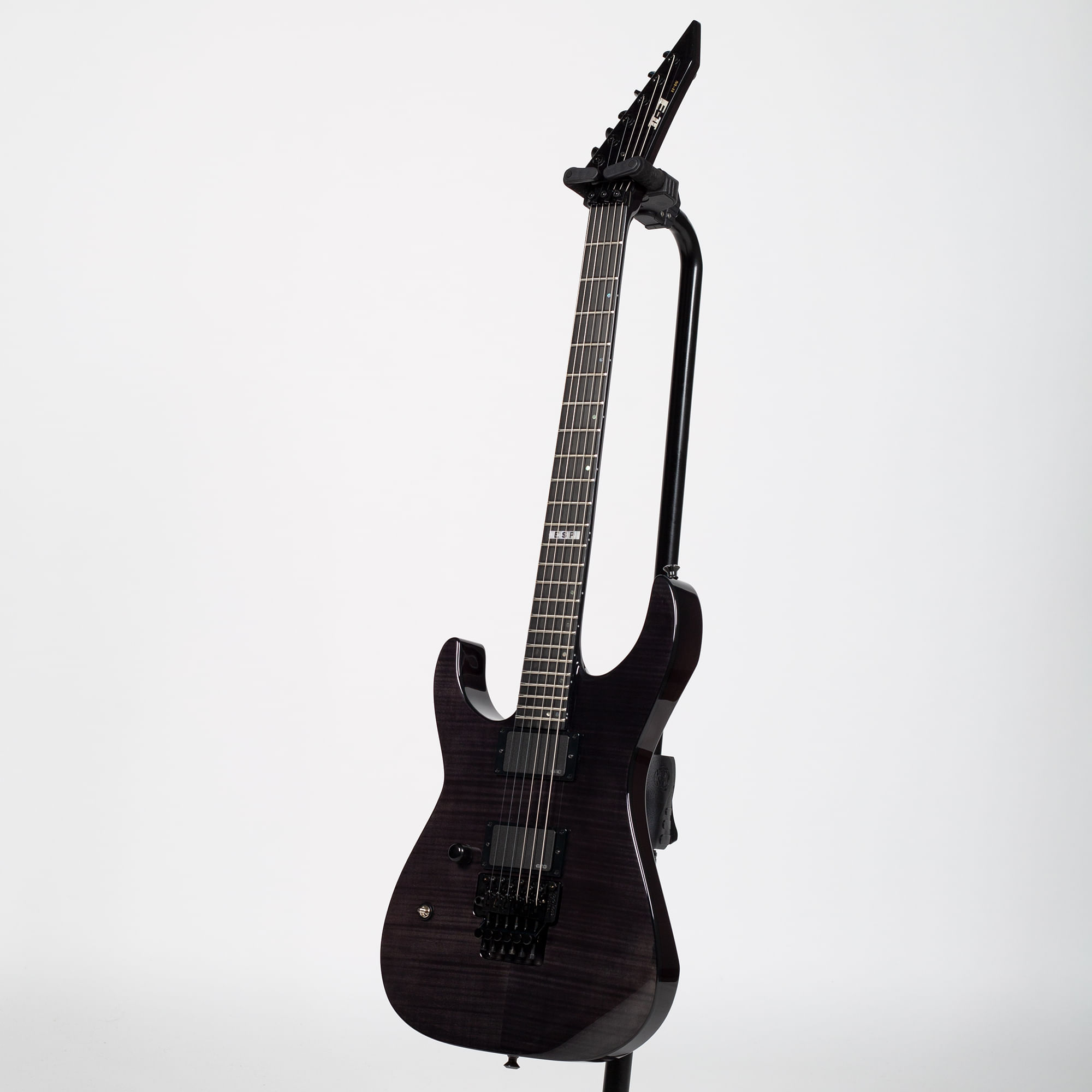 ESP E-II M-II Electric Guitar - See Thru Black, Left - Cosmo Music