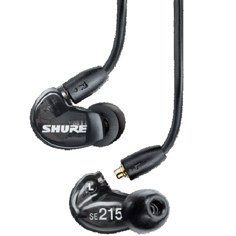 Shure SE215-K Isolating Earphones with Single Driver - Black