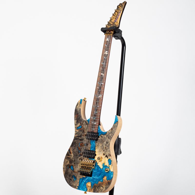 Ibanez RG J Custom Limited Edition Electric Guitar - Blue Resin - Cosmo ...