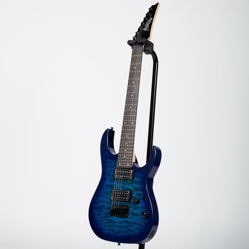 Ibanez Gio RG Series 7-String Electric Guitar - Transparent Blue