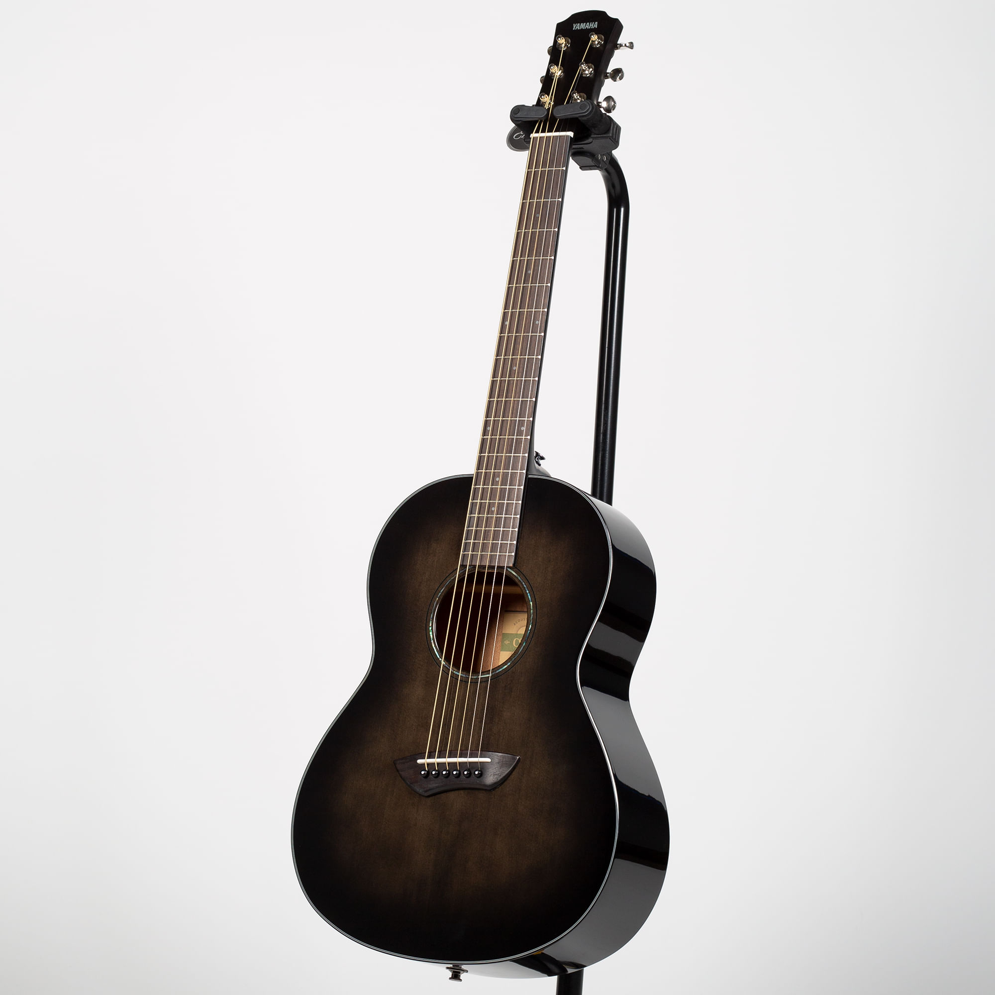 Yamaha CSF1M Compact Acoustic-Electric Guitar - Transparent Black - Cosmo Music