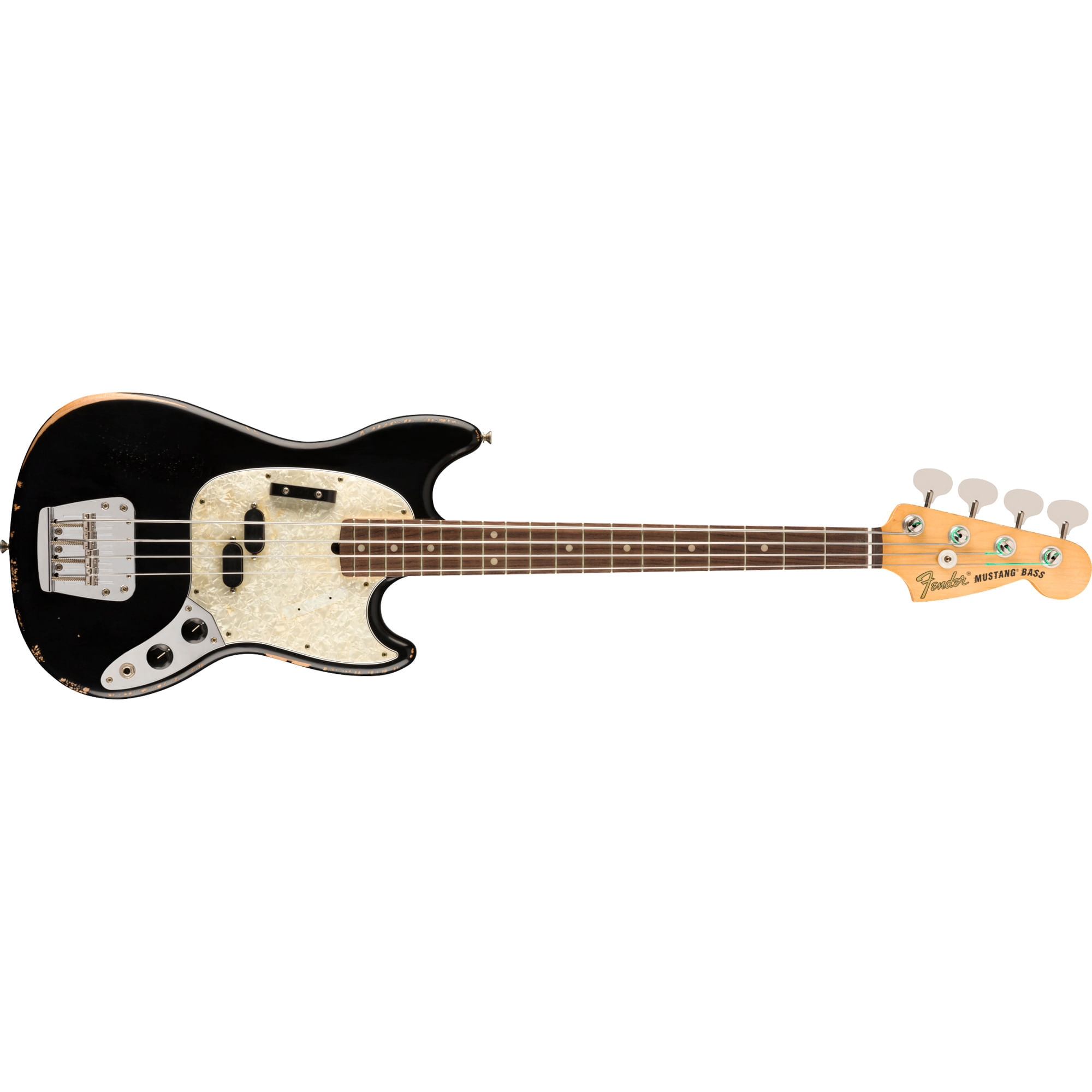 Fender JMJ Road Worn Mustang Bass - Black