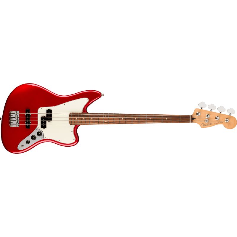 Fender Player Jaguar Bass - Pau Ferro, Candy Apple Red - Cosmo Music