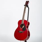 Yamaha FS820 Small Body Acoustic Guitar - Ruby Red - Cosmo