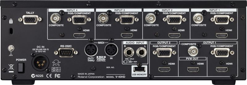 Roland V-40HD Multi-Format Video Switcher