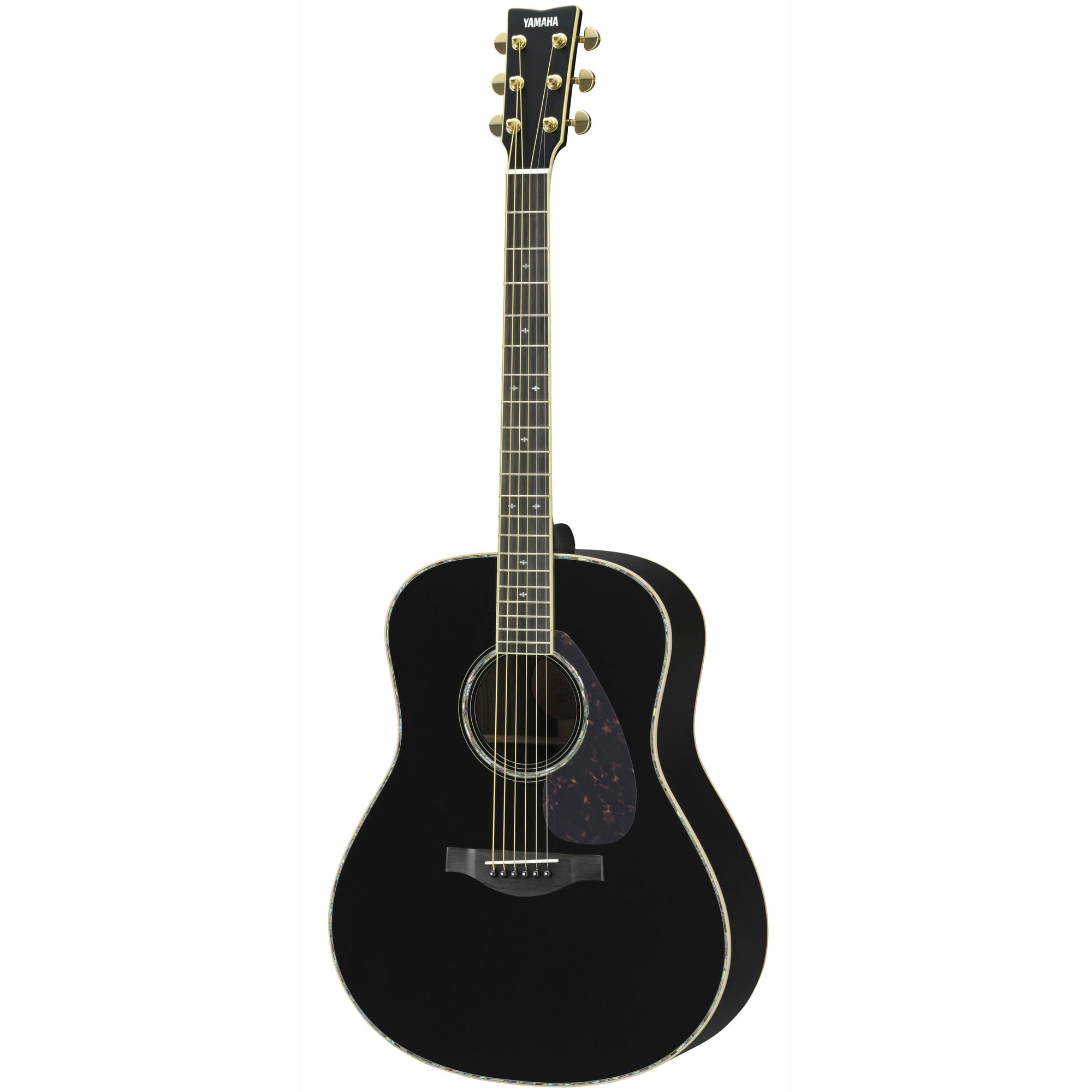 Yamaha LL16DARE Jumbo Acoustic-Electric Guitar - Black - Cosmo Music