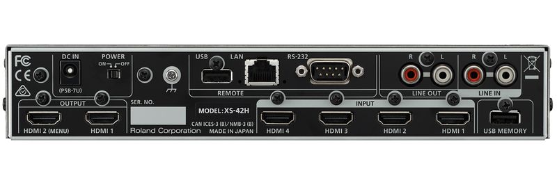 Roland XS-42H Matrix Switcher HDMI - Broadmedia