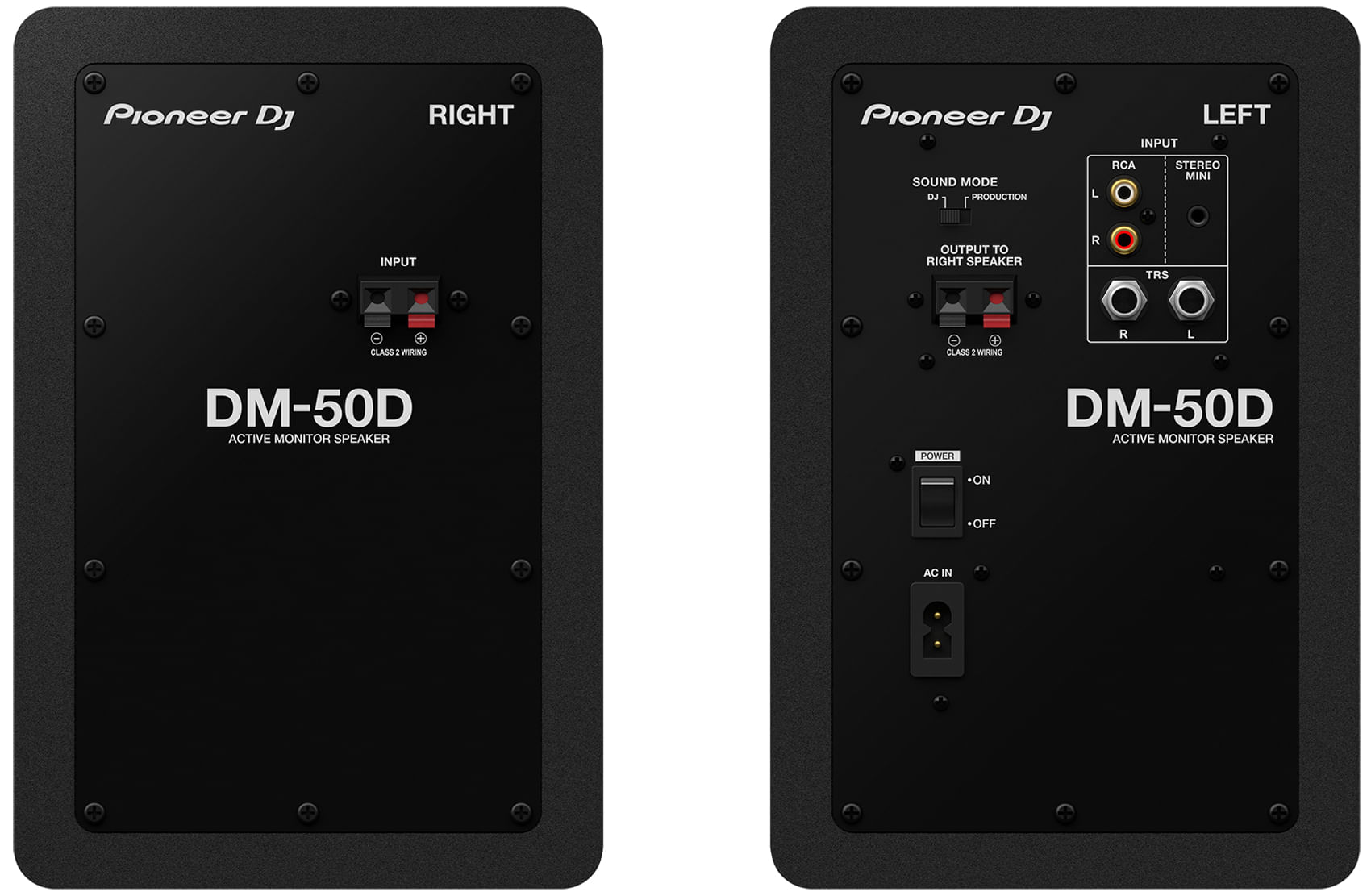 Pioneer DJ DM-50D Active Monitor Speakers - 5