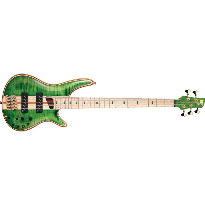 Ibanez SR Premium 5-String Electric Bass - Emerald Green Low Gloss