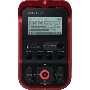 Roland R-07 High Resolution Audio Recorder - Red