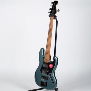 Squier Contemporary 5-String Active Jazz Bass HH V - Roasted Maple, Gunmetal Metallic