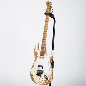 Charvel Henrik Danhage Limited Edition Signature Pro-Mod So-Cal Style 1 HS FR Electric Guitar - Maple, White Relic