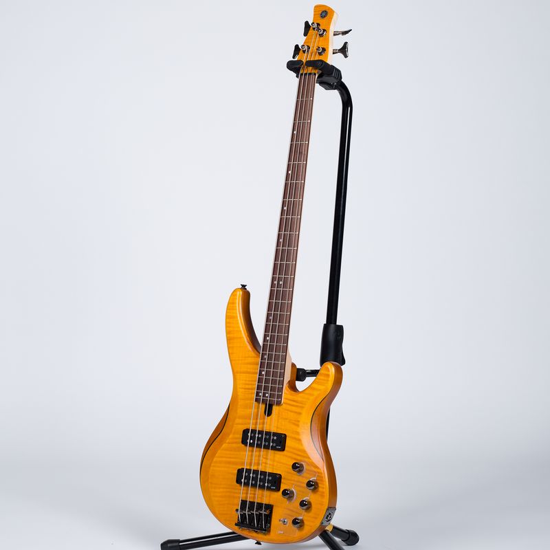 Yamaha TRBX604FM Bass Guitar - Matte Amber - Cosmo Music