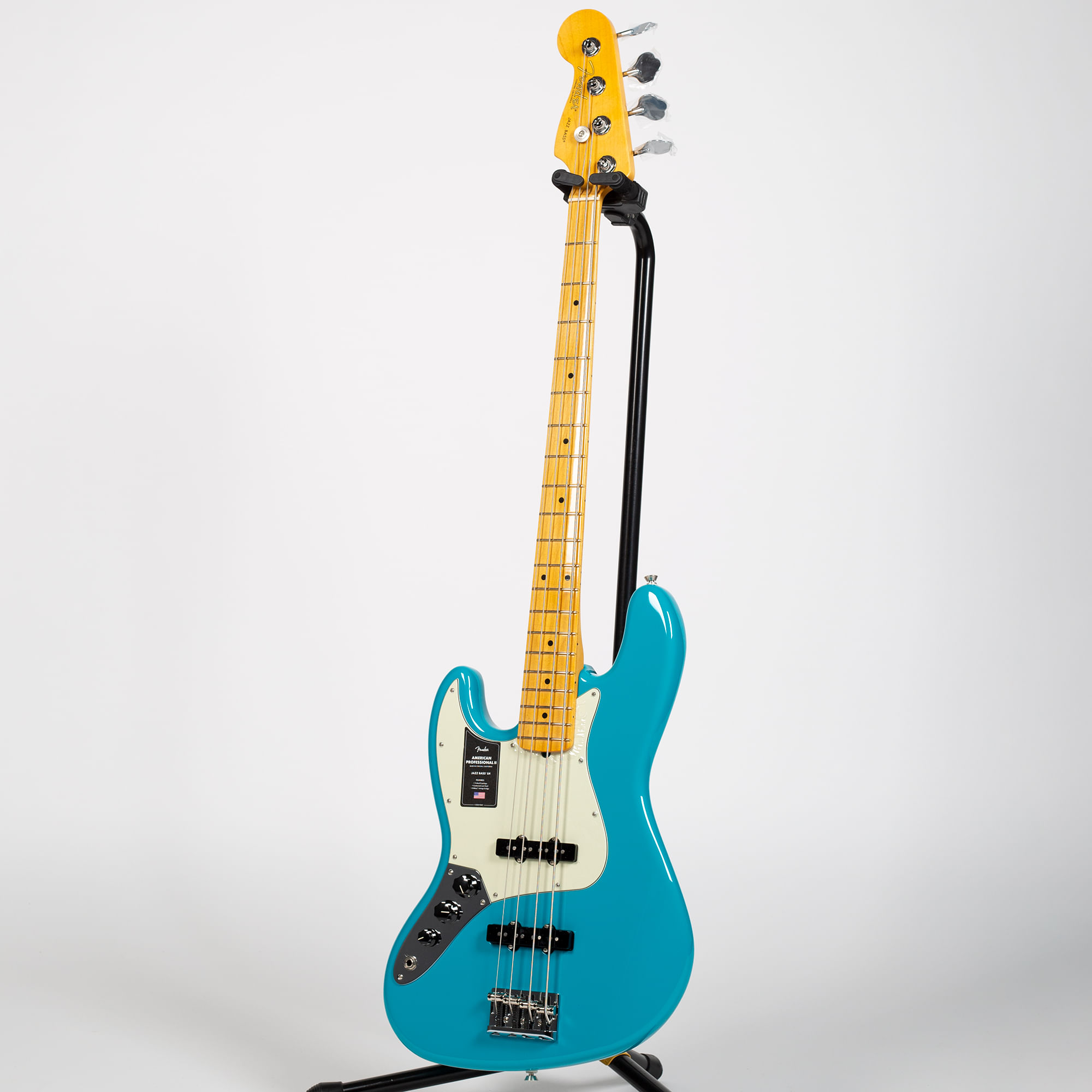 Fender American Professional II Jazz Bass - Maple, Miami Blue 