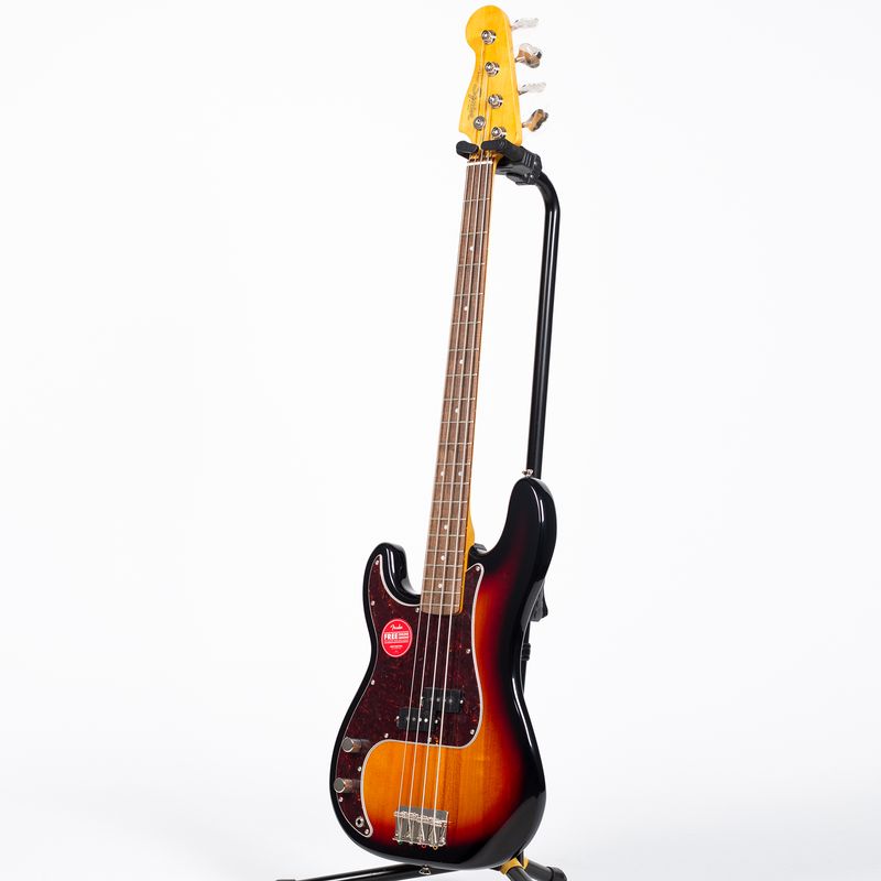 Squier Classic Vibe 60s Precision Bass - Laurel, 3-Color Sunburst, Left