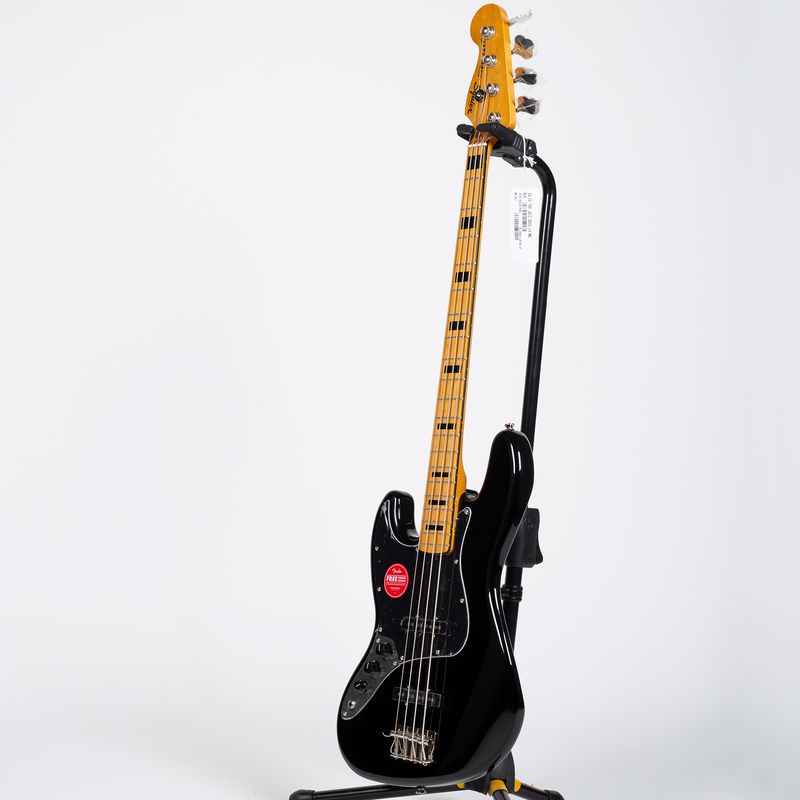 Squier Classic Vibe 70s Jazz Bass - Maple, Black, Left - Cosmo Music