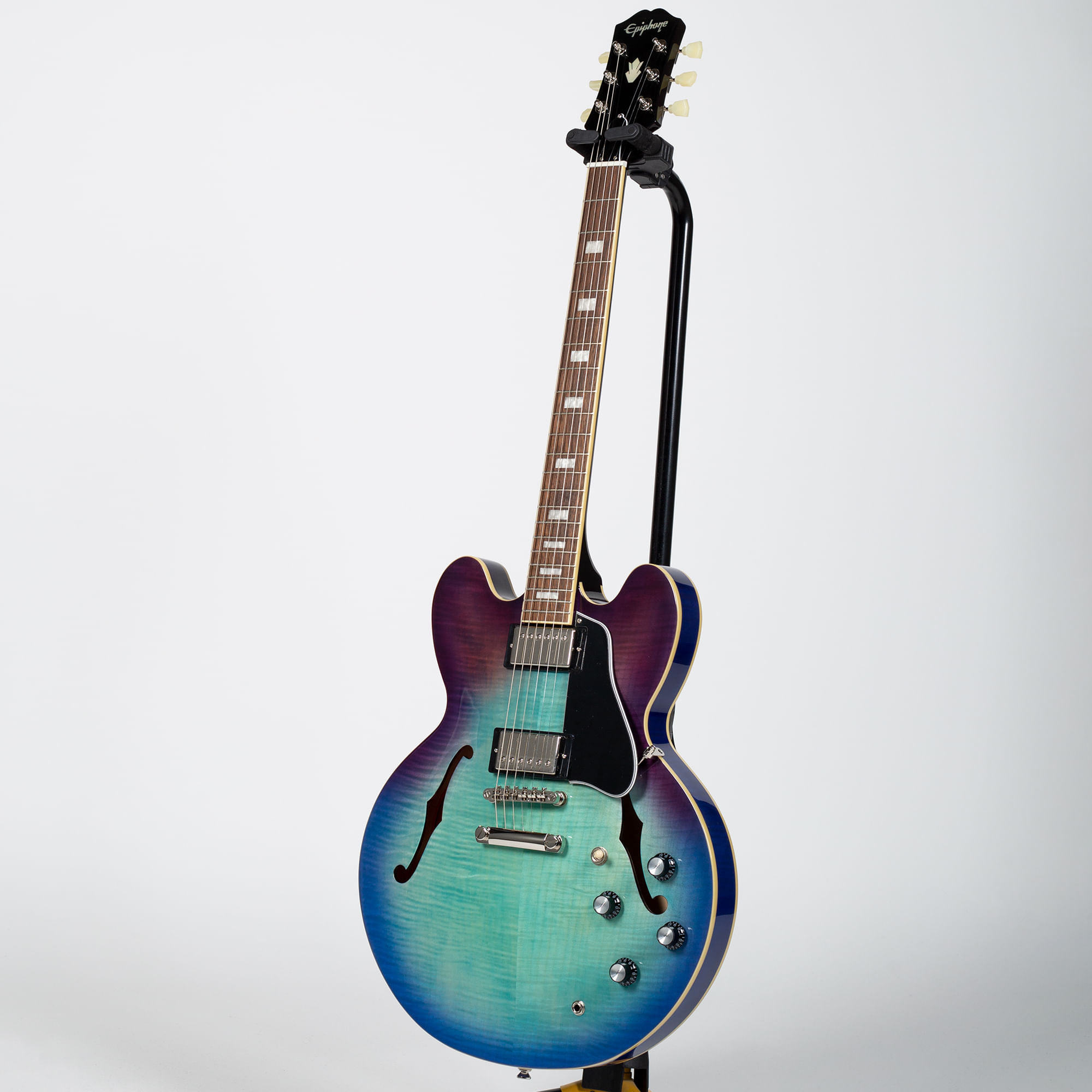 Epiphone Inspired by Gibson ES-335 Figured Top Electric Guitar - Blueberry  Burst